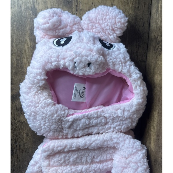 Frisco Cute Two Piece Pink Pig Dog Outfit Large Curly Tail & Ears Fast Shipping - Picture 2 of 7